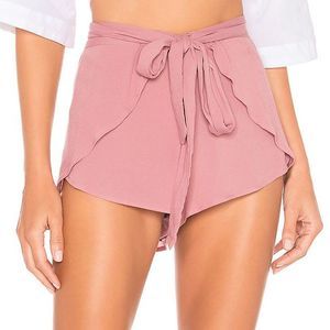 Indah Palm Gauze Wrap Short in Orchid